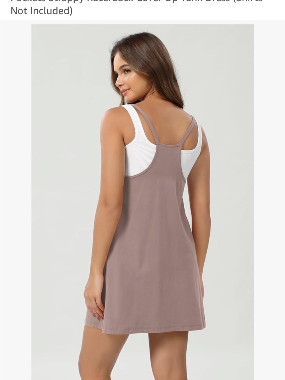 Women’s Strappy Cover-Up Dress in Mauve